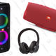 JBL Charge 4 | $120 | AmazonJBL Live 500BT | $80 | AmazonJBL PartyBox 200 | $350 | AmazonJBL PartyBox 300 | $400 | Amazon
